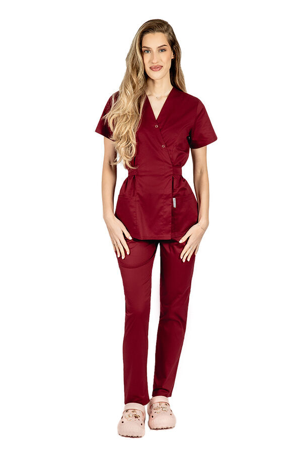 Grena medicinski kombinezon, kimono bluza in hlače z elastiko