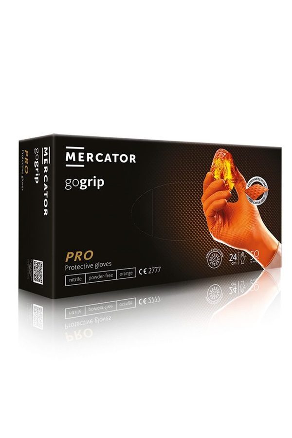 Komplet 50 GoGrip rokavic za zaščito in pregled pri zdravniku v uniformi